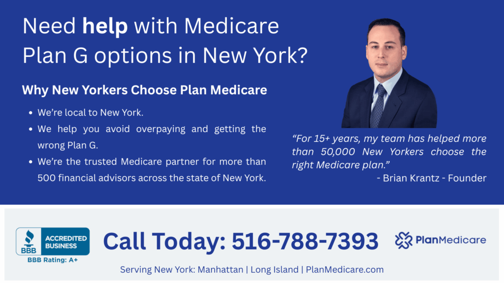 High deductible Medicare plan G in New York from Globe Life.