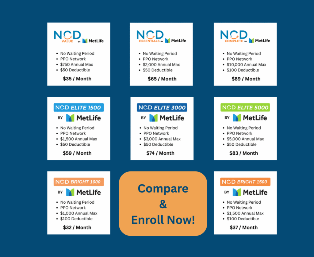 NCD Dental Insurance Plans by MetLife